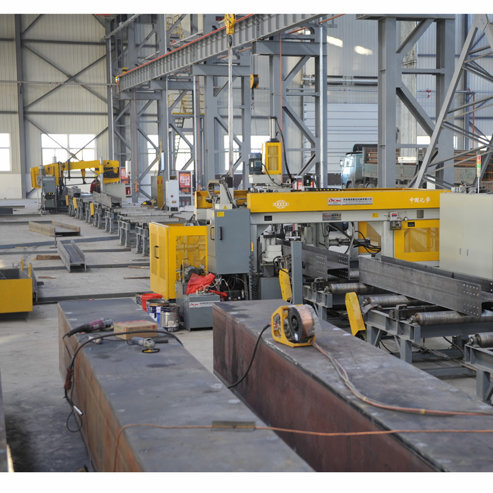 CNC Beam Drillng Band Saw Cutting Production Line DSS1250