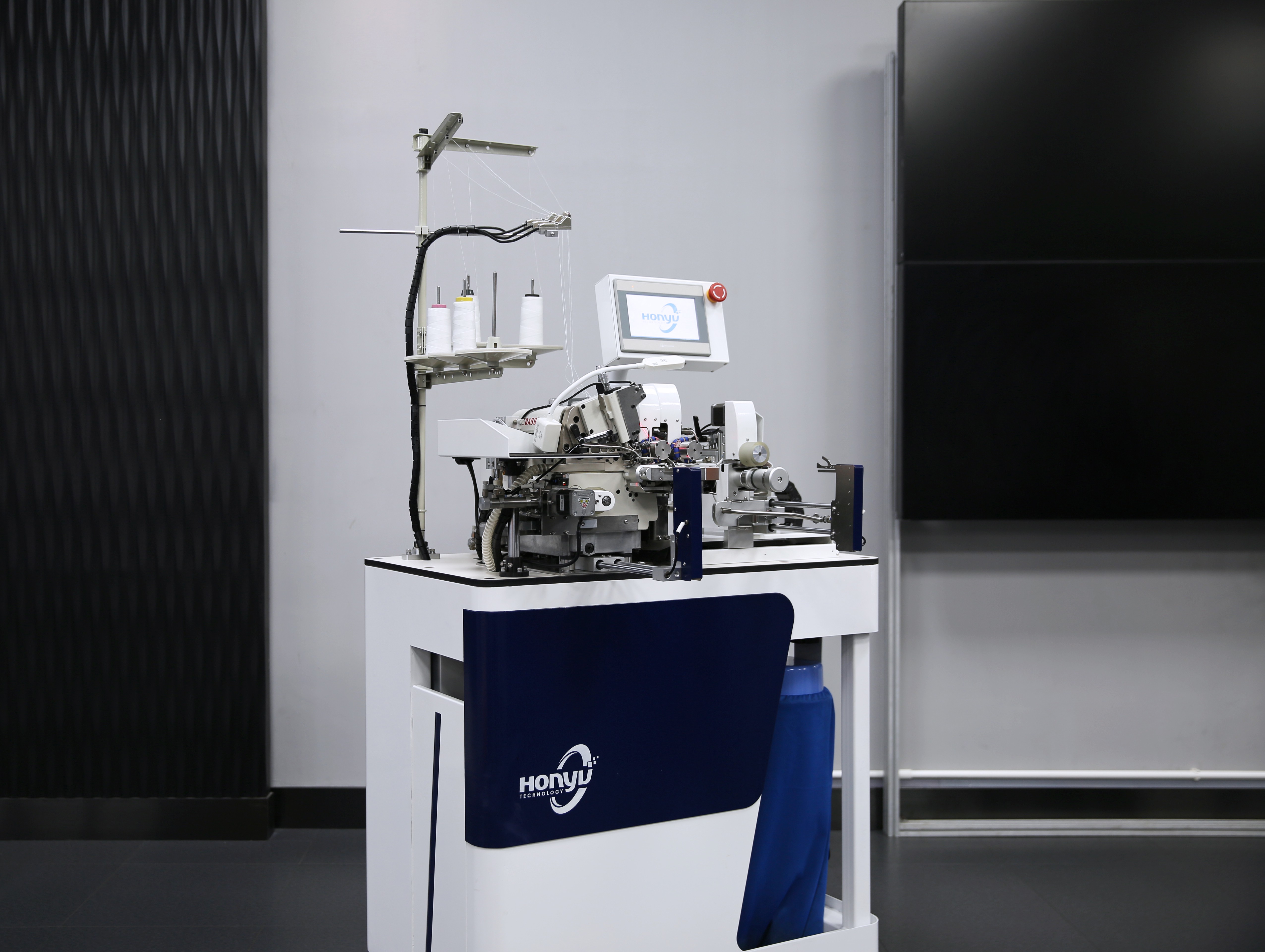 Automatic Neck Rib Attaching Machine
