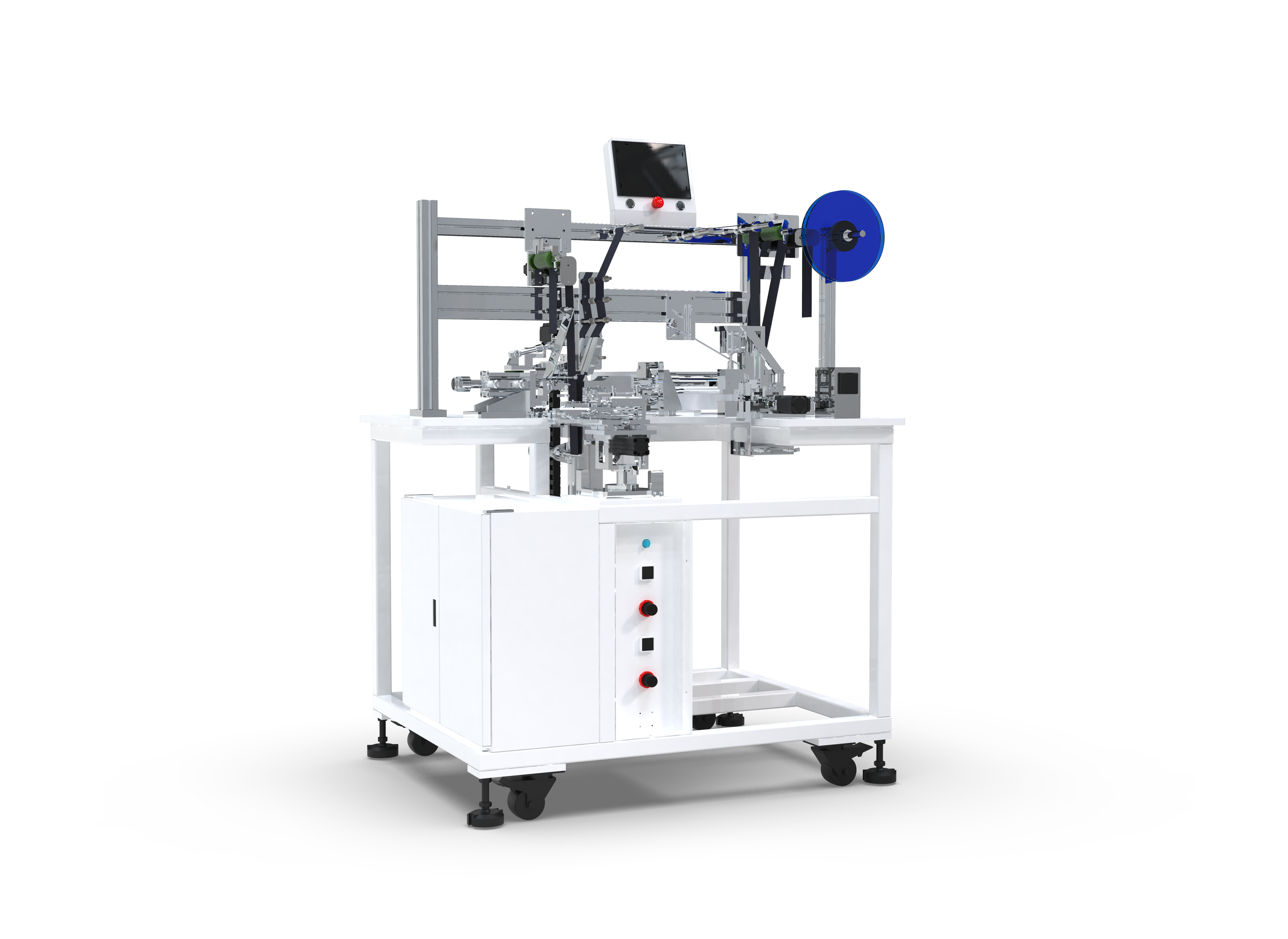 Seamless waistband making machine