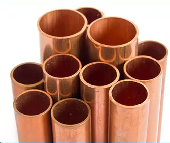 Copper Straight Tube 118 -158 Copper pipe hard temper drawn tubes Refrigeration ASTM