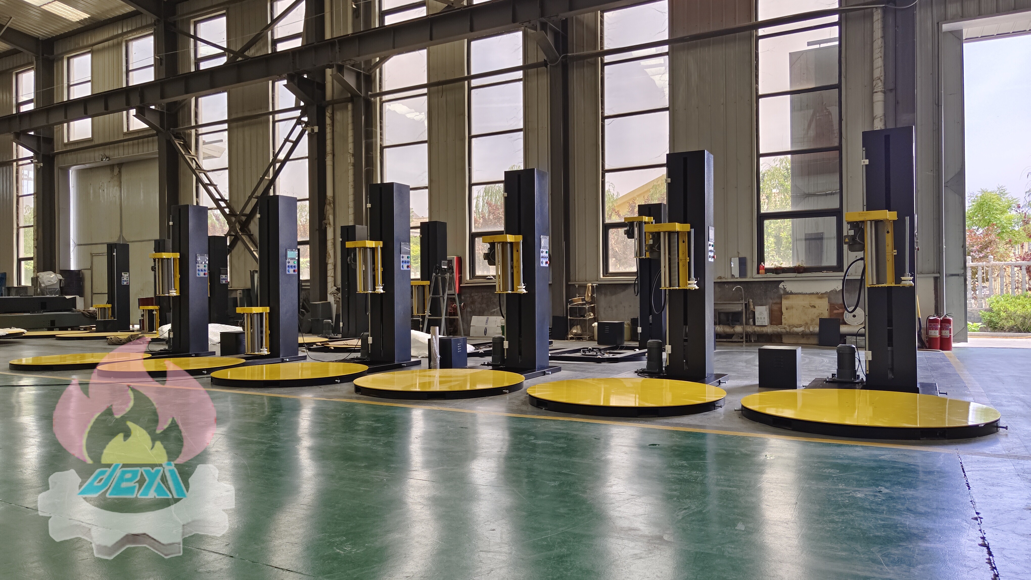 6 Sets of Pallet Wrapper are Ready to be Shipped to Europe