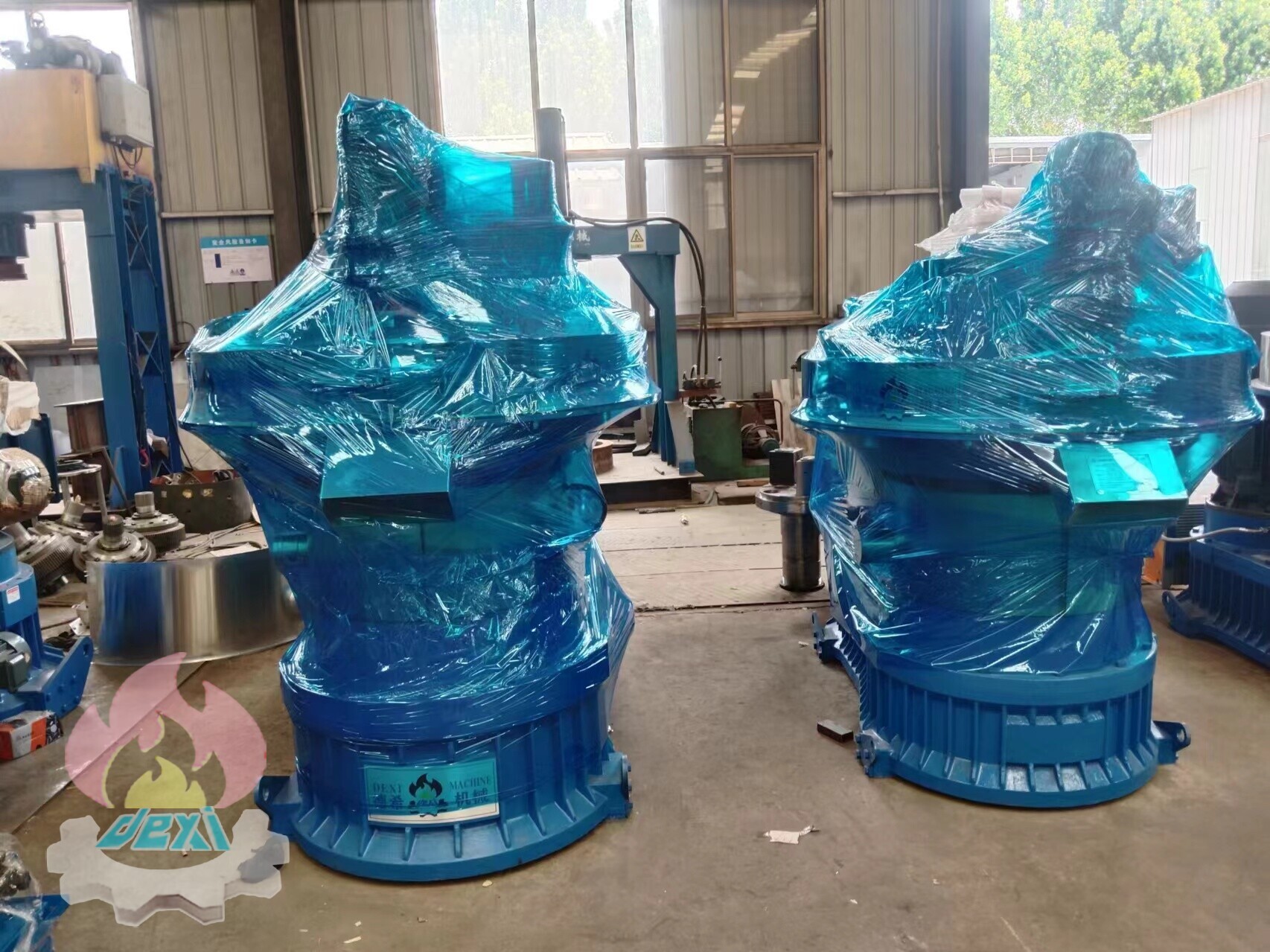 Deliver 2 sets of XGJ560P Wood Pellet Machine to India