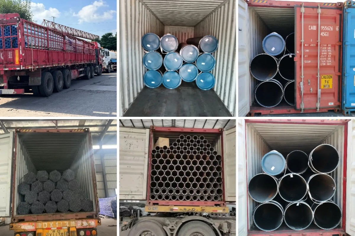 DX51D Galvanized Steel Round Pipe