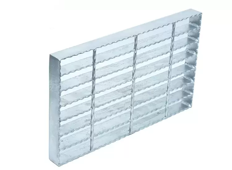 Custom toothed steel grating