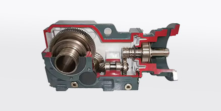 ZF(A)163 orthogonal shaft gear reducer
