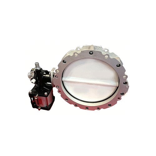 The VFS butterfly valve consists of two high-pressure die-cast aluminum alloy half bodies, a rotating disc made of SINT polymer composite material or cast iron, and a pre-stressed elastic seal.