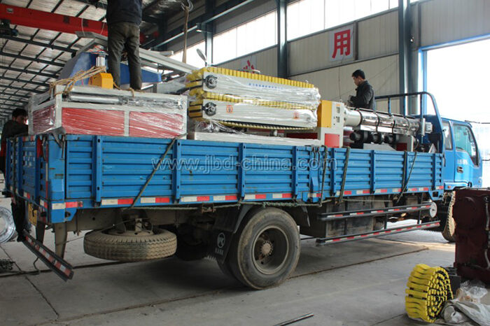 Delivery of PP Profile Extrusion Line,New color