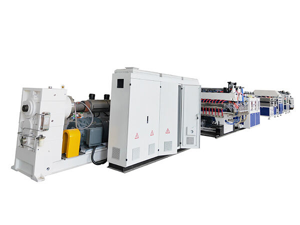 Low cost Plastic PP/PVC hollow Construction Formwork Building Template Making Machine by recycled PP material environment friendly