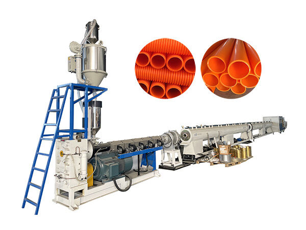 Factory price Plastic MPP/HDPE Electric cable Wire conduit pipe machine extrusion making machine manufacturer