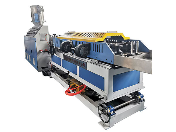 Bridge prestressed ribbed PE corrugated flat /bamboo pipe machine production line