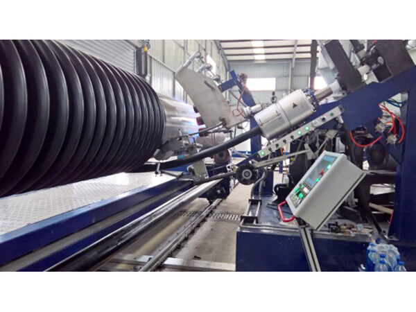 Large Diameter Corrugated Drain Drainage Sewage Pe Hdpe Plastic Krah Carat Pipe Tube Extruder Machine