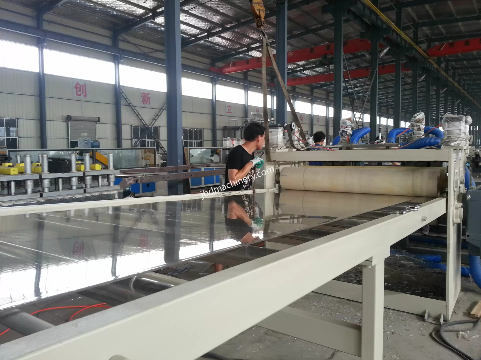 PE, PP, ABS, PS, PMMA, ASA, HIPS Mono or Multi Layer Sheet Production Line