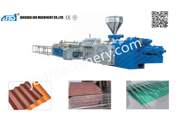 PC, PP, PVC Wavy Board,Glazed Tile Production Line