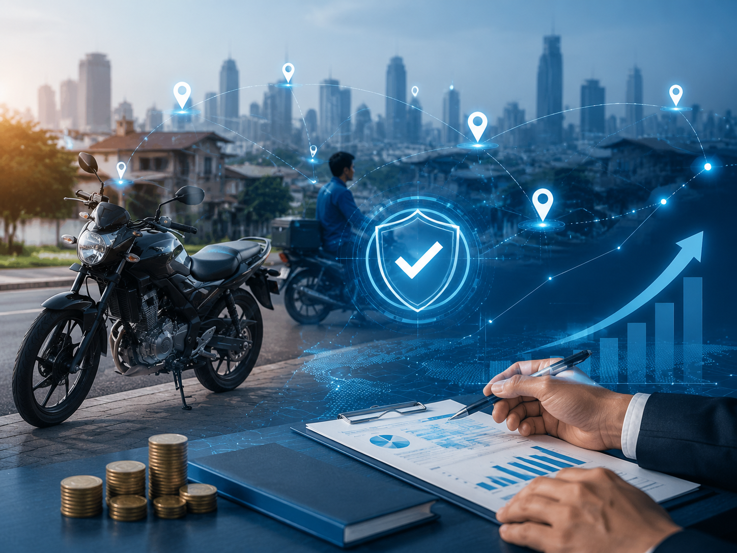 How GPS Tracking Helps Motorcycle Financing Companies Reduce Asset Risk