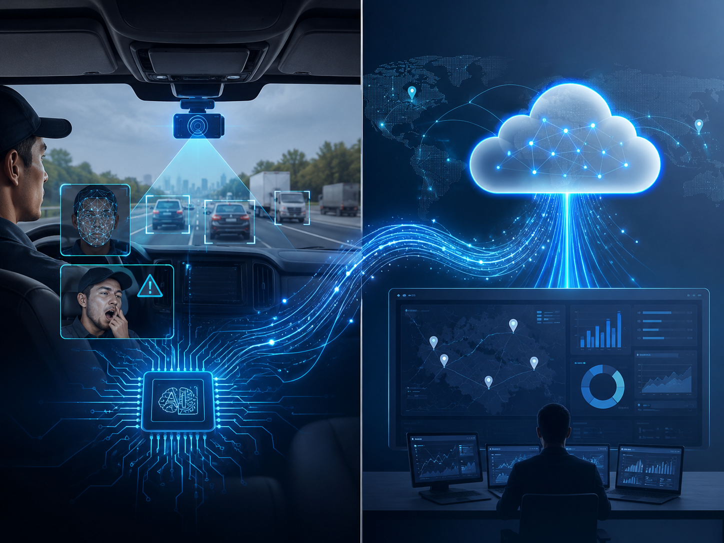 Should AI dashcams make decisions inside the vehicle—or send everything to the cloud?