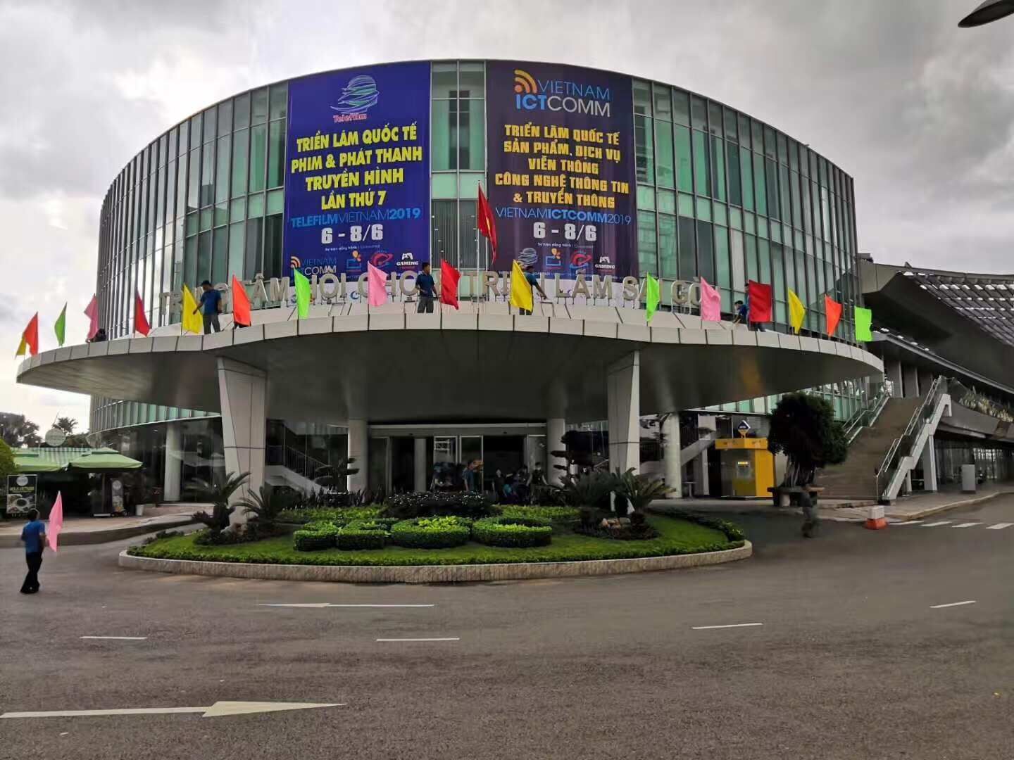 Visting Clients and Attending Exhibition in SECC, Ho Chi Minh City