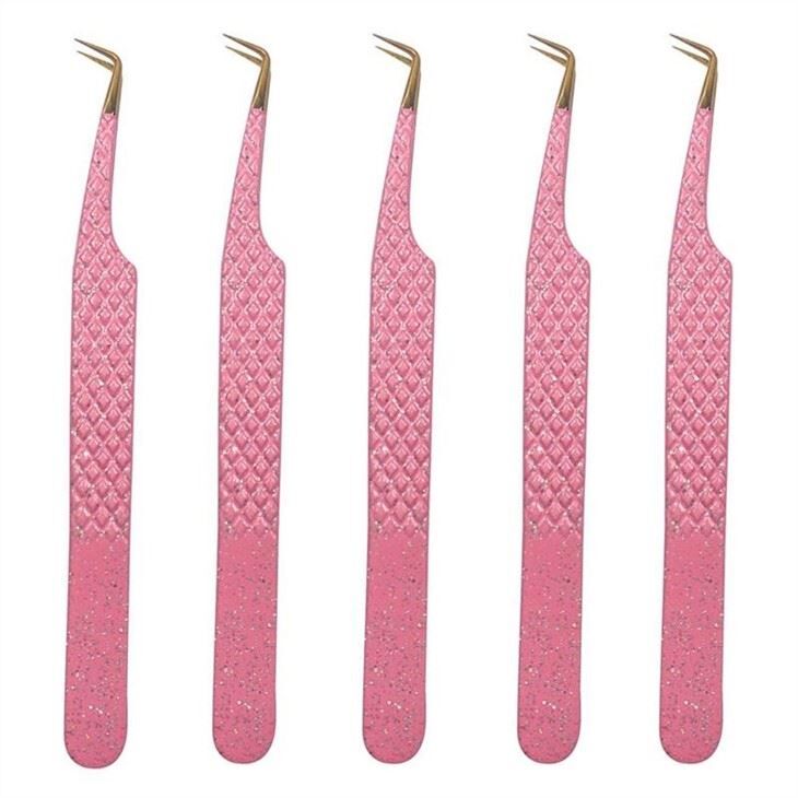 Eyelash Extensions Tweezers Set