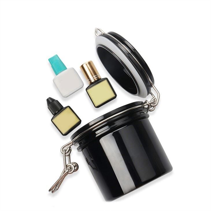 Eyelash Glue Storage Jar Activated Carbon Cylinder