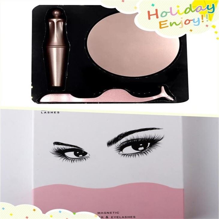 Eyeliner Magnetic False Eyelashes Tweezer Set