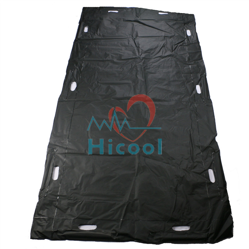 Balck Body Bags For Dead Bodies With Die Cut Handle