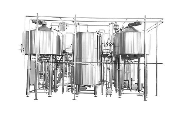 Three-vessel Brewhouse 2000L