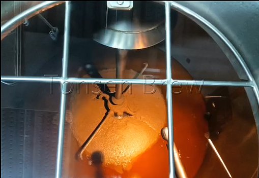 2500L Brewery Boil and whirlpool, Powerful boiling function, good whirlpool effect