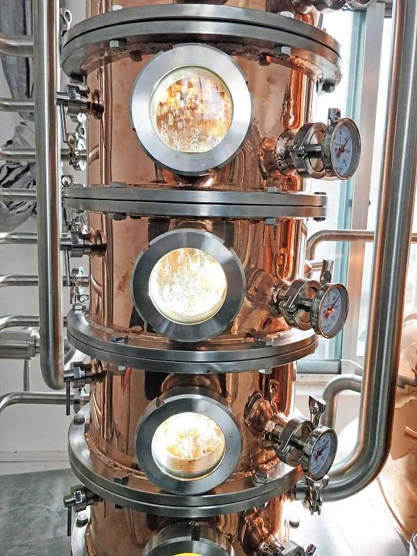Distilling beer into whiskey~