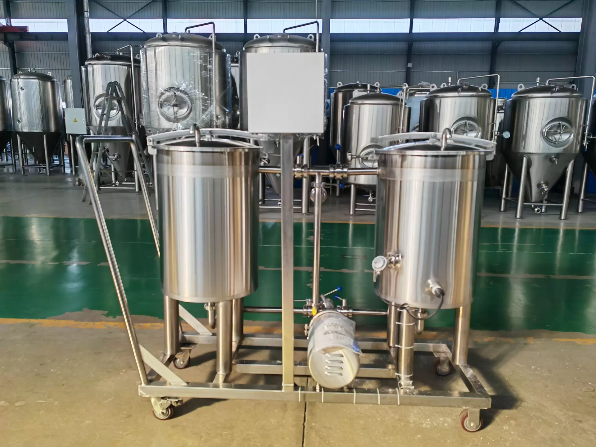 50L 100L 200L 250 L 300L 500L CIP Trolly