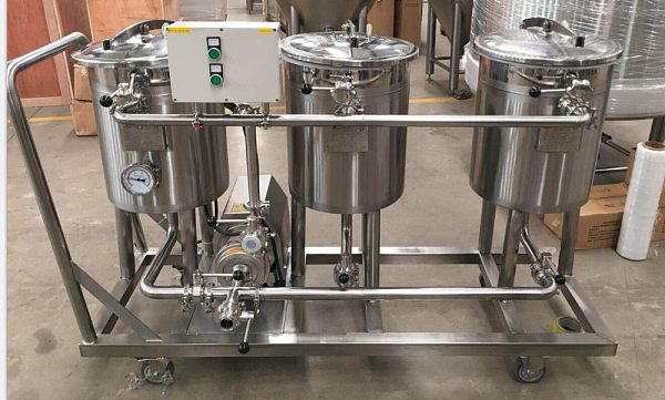 3 Tanks 50L 100L 200L 250 L 300L 500L CIP Trolly