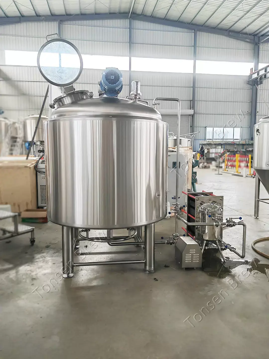 one vessel mash/lauter tun