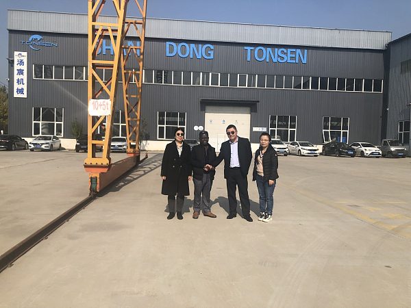 Warmly welcome our Ethiopia customer Mr. Bereket visited Tonsen ! He checked our tanks & filling line clearly