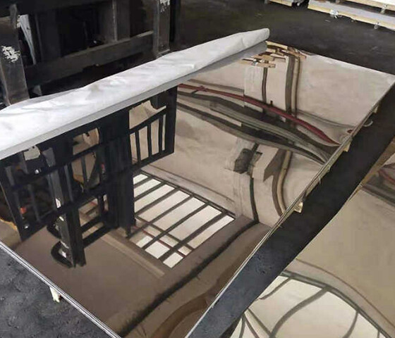 8K Mirror stainless steel sheet