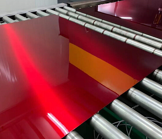 Stainless steel color coated plate