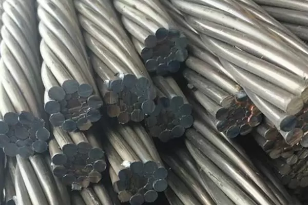 ASTM A416 270ksi 9.53mm 7 wire pc steel strands , multi-strand wire , high tension steel cable