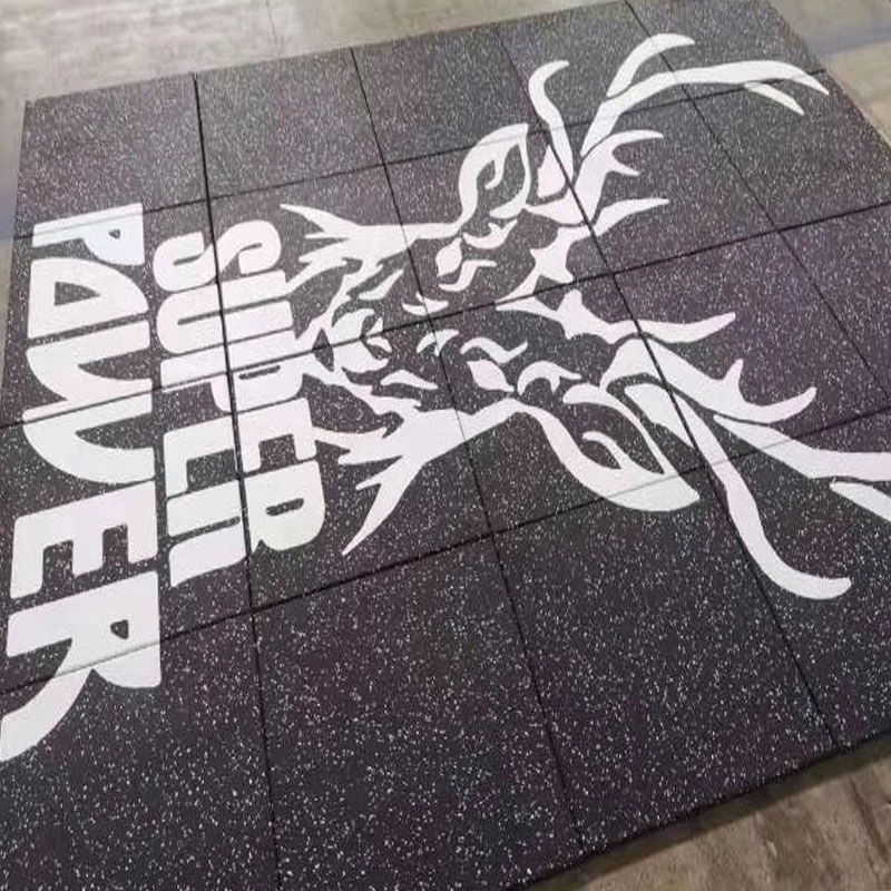 Compound Gym Rubber Tile