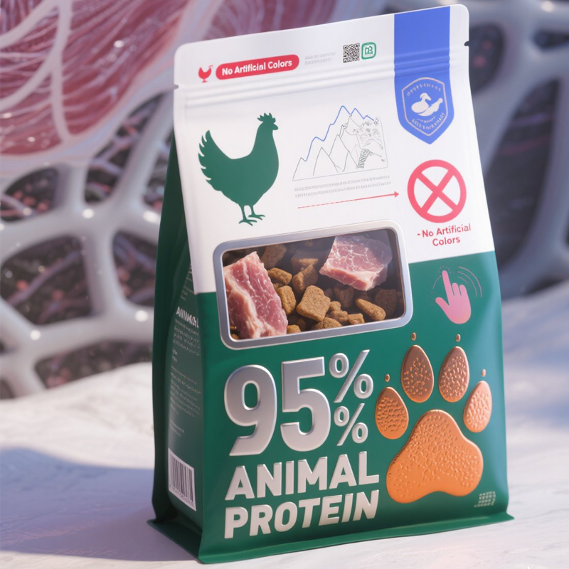 Dog dry food products made according to the needs of Philippines customers