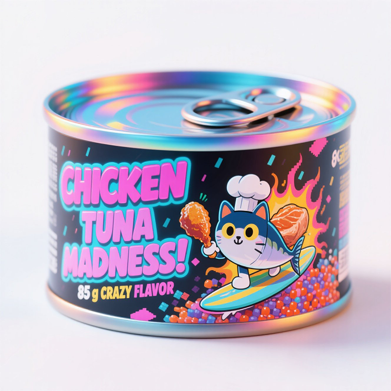 Cat canned food made according to the needs of Iraq customers