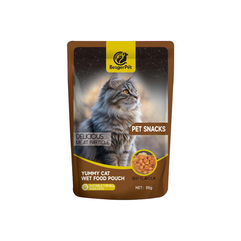 Cat food puree