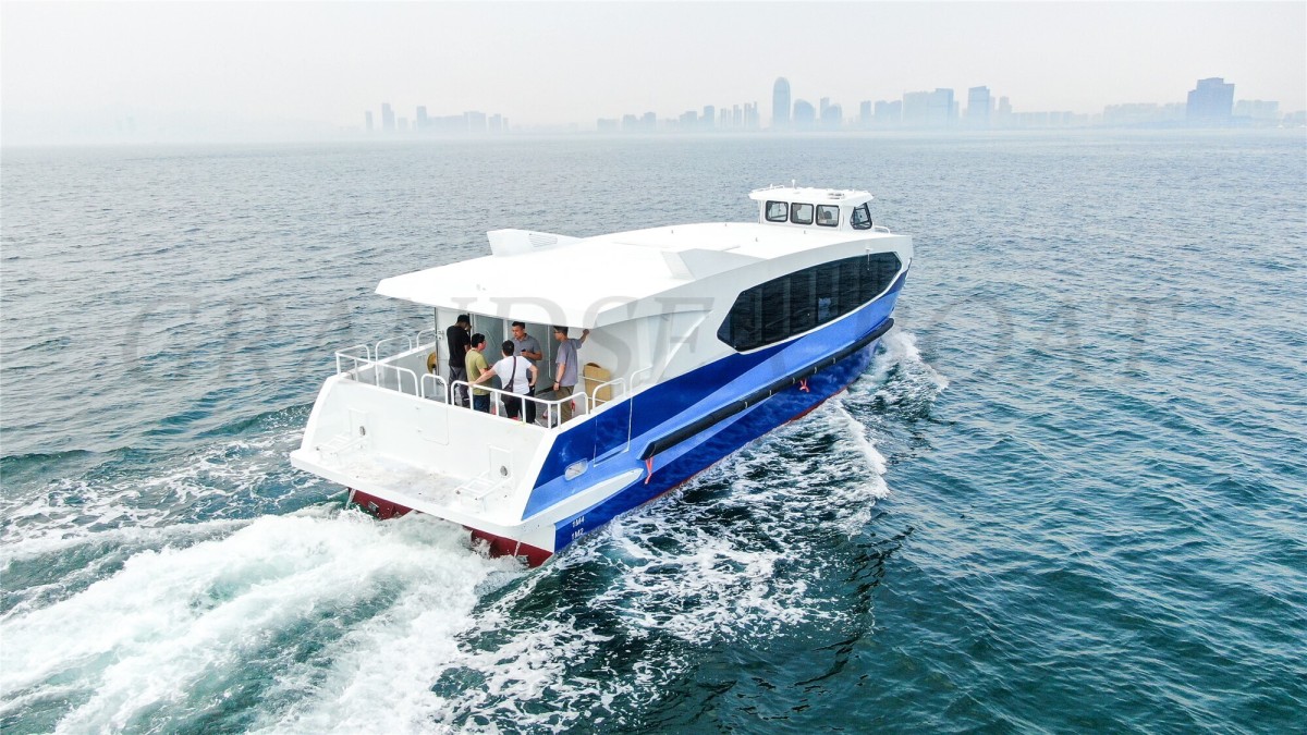 Grandsea 18.8m Aluminum hull 96 persons Diesel Inboard Sea Coastal Sea Fast Speed Passenger Boat for sale