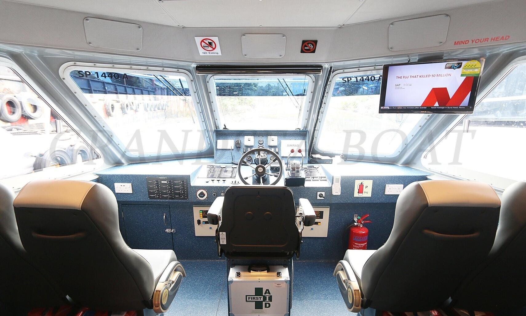 Grandsea 12m Aluminum 30 seater Passenger Boat For sale