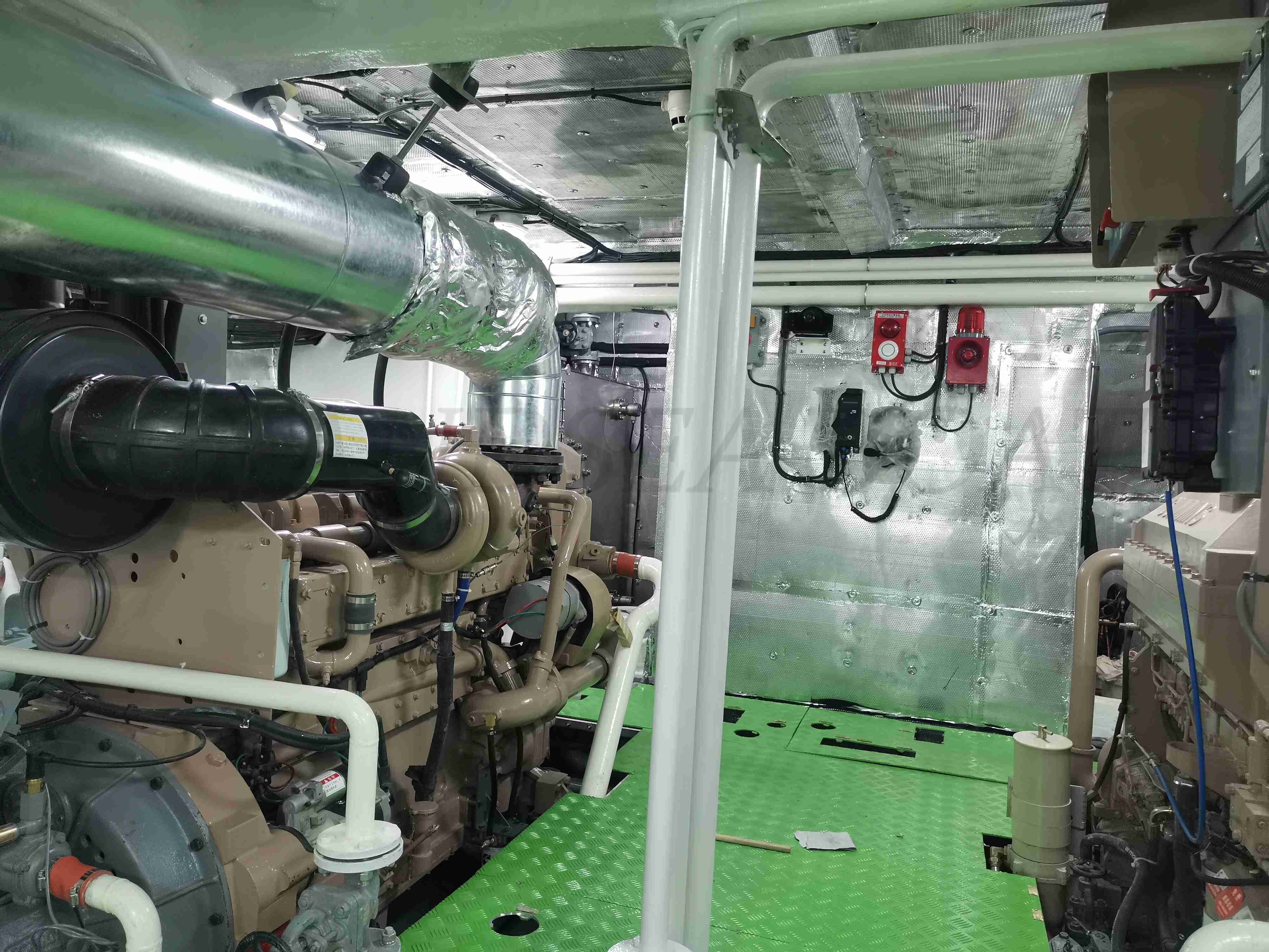 Cabin fire extinguishing - sprinkler system