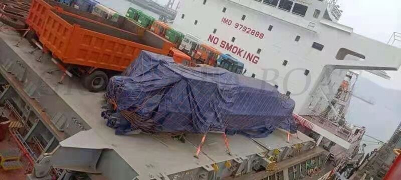 Length 16m Fiberglass 40seats Passenger Boat Shipped to Rwanda.