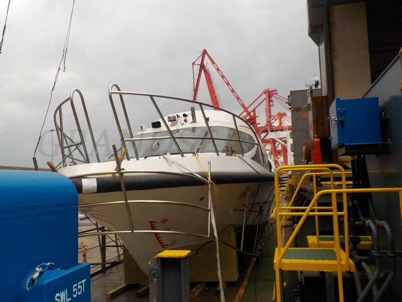 Length 16m Fiberglass Passenger Crew Boats Shipped to Peru