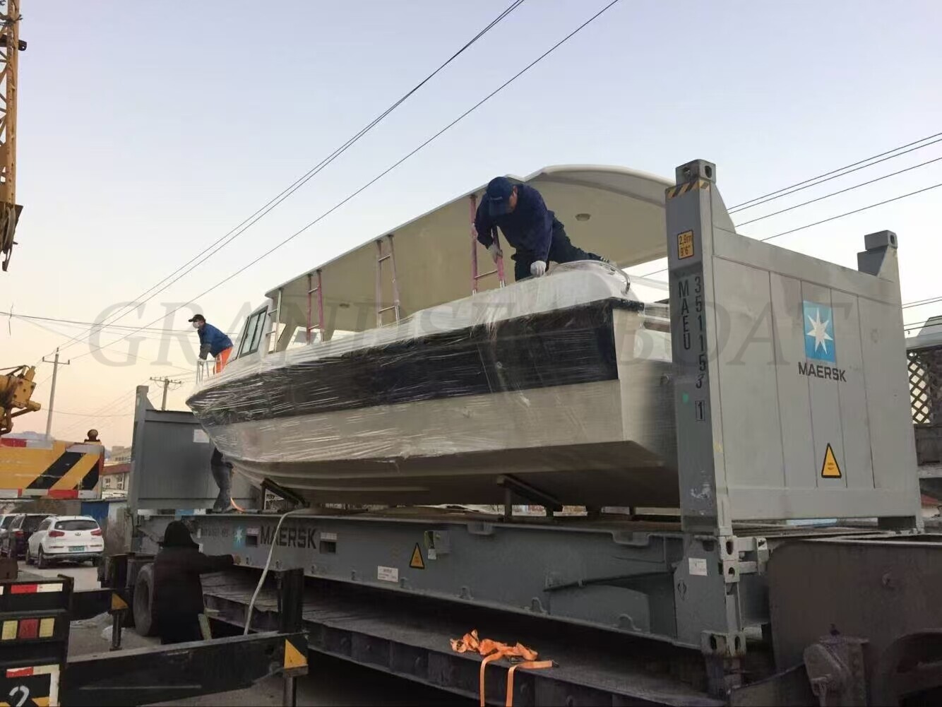 1unit Length 11.6m Passenger Ferry Boat Shipped to Africa