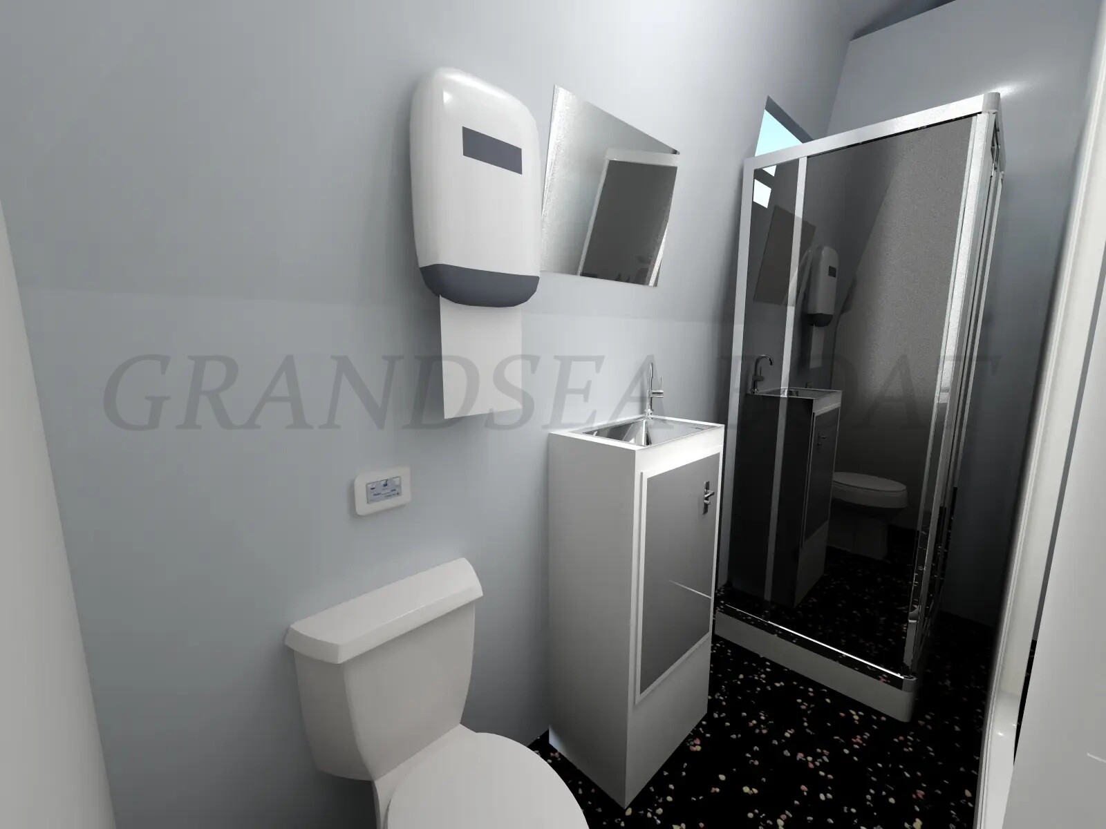 Grandsea Length 24m Aluminum 150seaters Passenger Ferry Boat for sale 