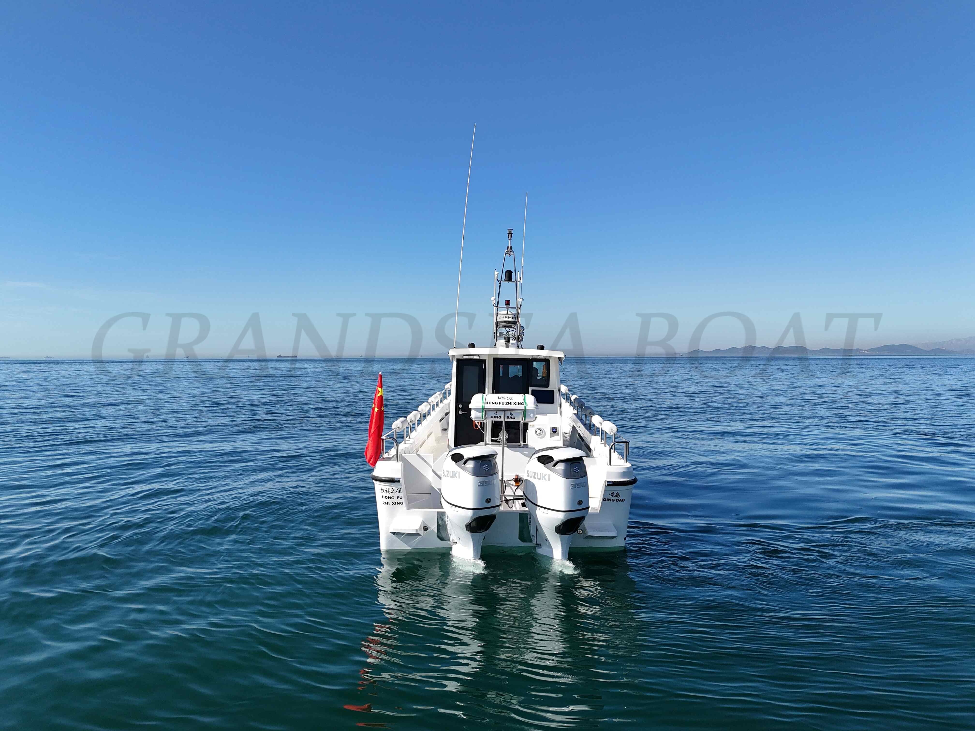 Grandsea 42ft Fiberglass Pleasure Fishing Boat for sale