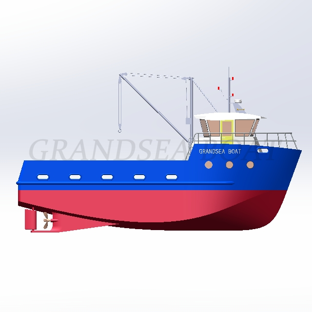 Grandsea 16m Fiberglass Purse Seine Commercial Fishing Boat for Sale             