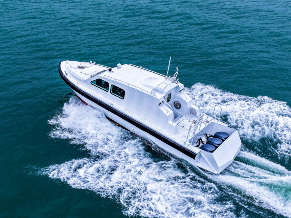 Grandsea 12.45m Aluminum Coast Guard Bullet Proof Patrol Boat Armored Ballistic Rescue Boat with Outboard Engines for Sale