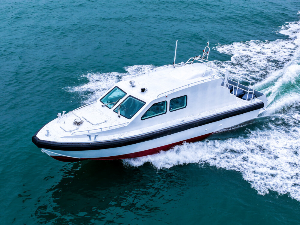 Grandsea 12.45m Aluminum Coast Guard Bullet Proof Patrol Boat Armored Ballistic Rescue Boat with Outboard Engines for Sale