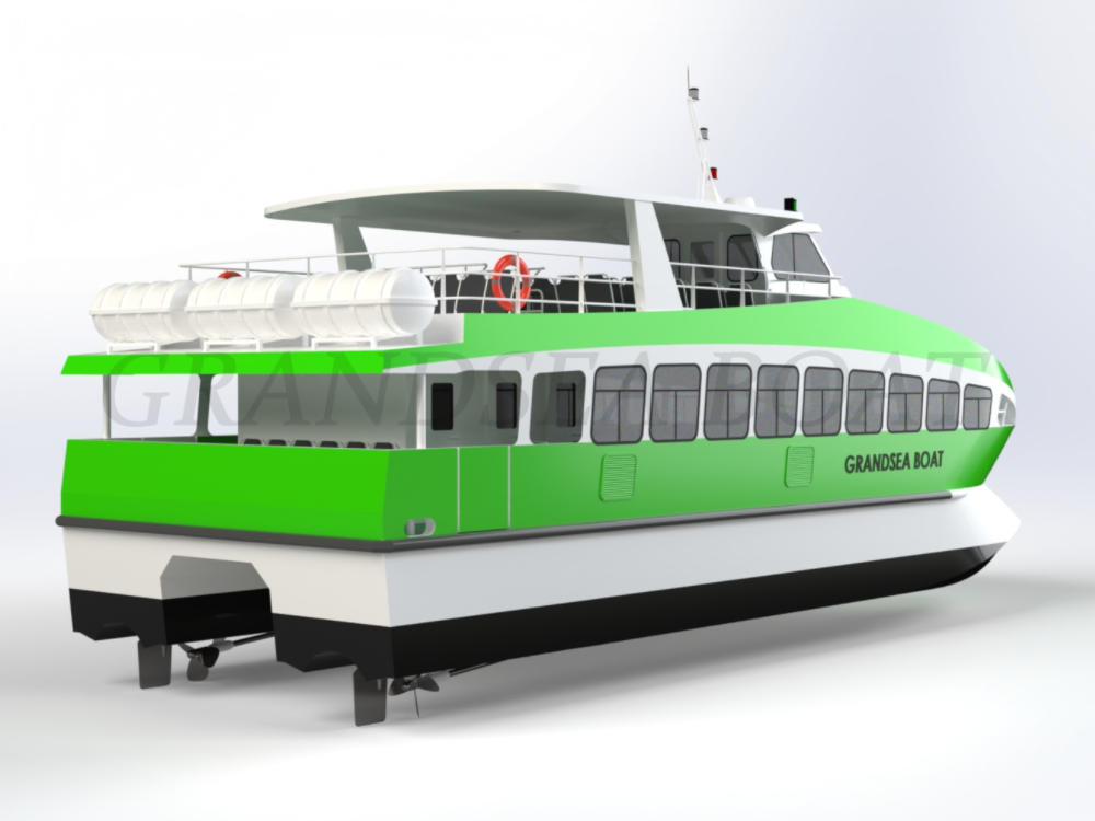 Grandsea 19m 169 Seats Aluminum Catamaran Passenger Ferry Boat for Sale